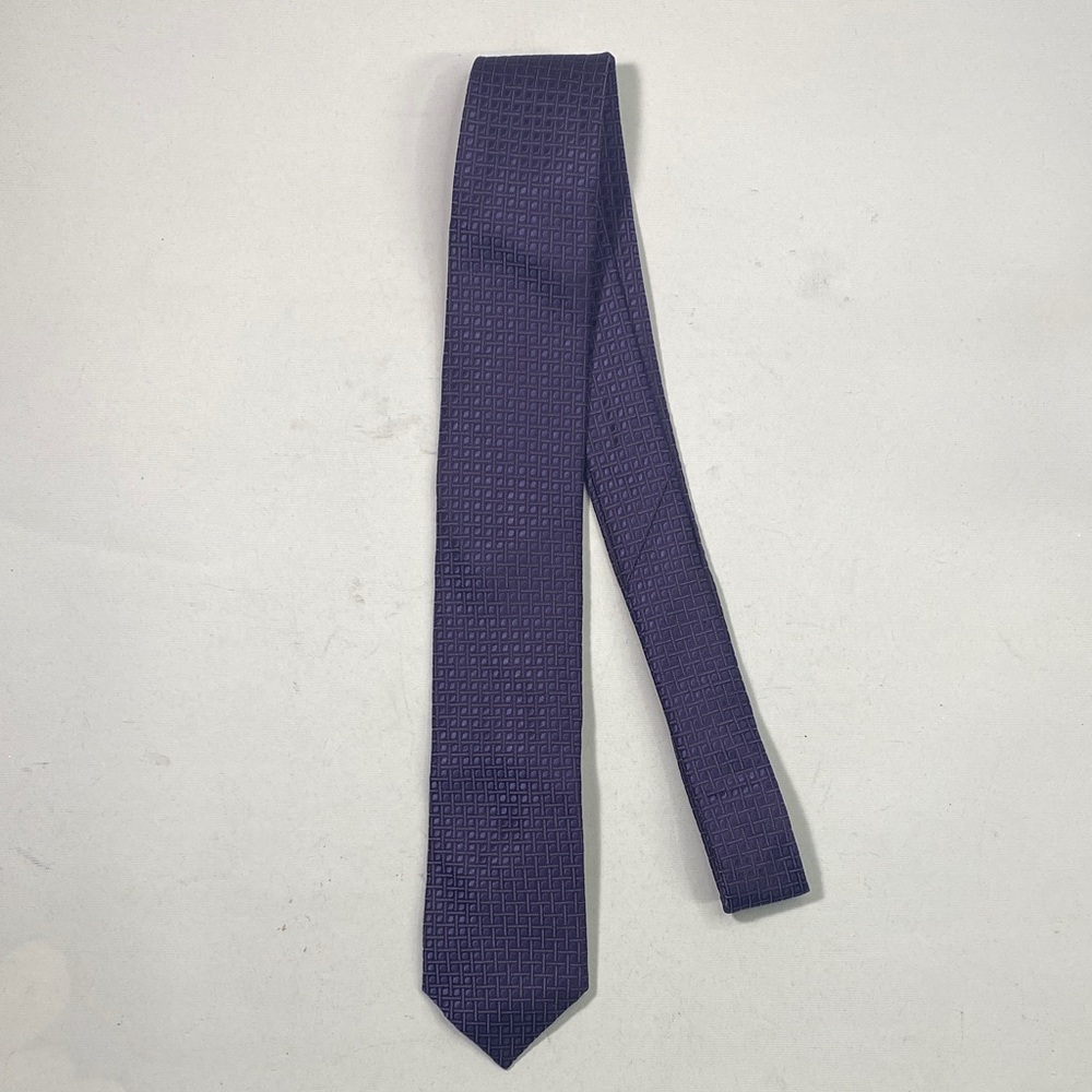 DKNY Textured Deep Purple Tie